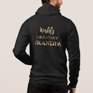 Sudadera El mayor abuelo del mundo elegante con aspecto de
