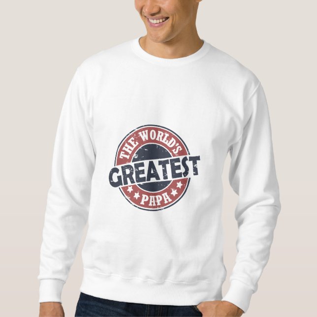 Sudadera El mayor papá del mundo (Anverso)