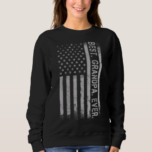 Sudadera El mejor abuelo de padre con nosotros, norteameric
