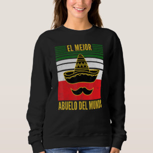 Sudadera El mejor Abuelo Del Mundo Día De Los Padres Bander