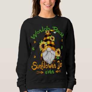 Sudadera El mejor abuelo divertido de papá de girasol Hippi