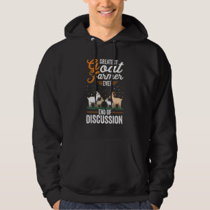 Sudadera El mejor agricultor de cabra del fin de la discusi