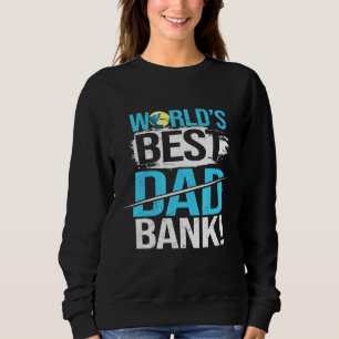 Sudadera El mejor banco del mundo para hombres, el día del 