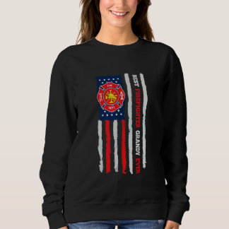 Sudadera El mejor bombero Grandy de hombre jamás bandera de