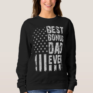 Sudadera El mejor bono para los hombres padre de la bandera