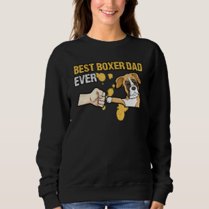 Sudadera El mejor boxeador papá papá padre dueño del perro
