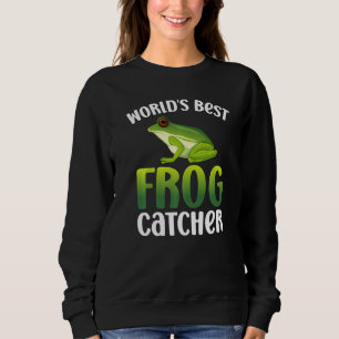 Sudadera El Mejor Cazador de Ranas del Mundo Niños Niñas Ra