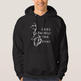 Sudadera El mejor cazador de venados de Buckin' Dad