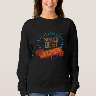Sudadera El mejor científico de laboratorio del mundo Profe