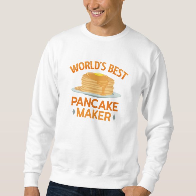 Sudadera El mejor creador de panqueques del mundo (Anverso)