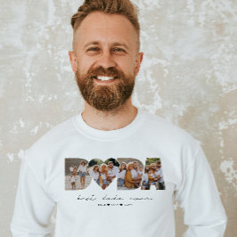 Sudadera El mejor Dada del Día del Primer Padre del Collage