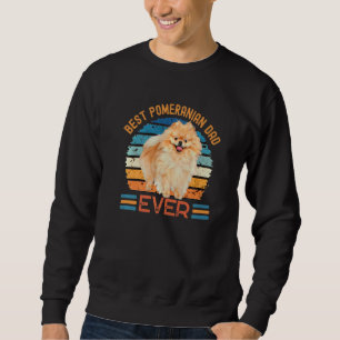 Sudadera El mejor día del padre de perro de Pomerania