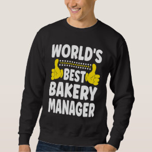 Sudadera El mejor director de panadería del mundo, hombre d