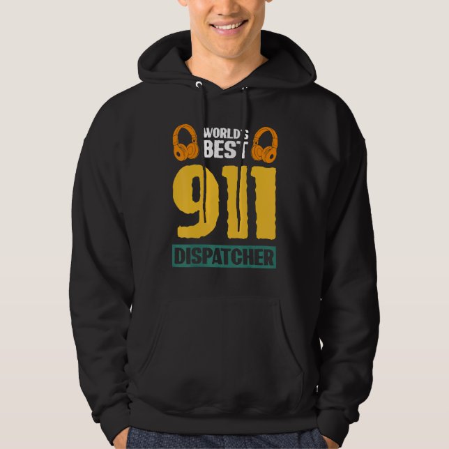 Sudadera El mejor distribuidor del mundo para 911 (Anverso)