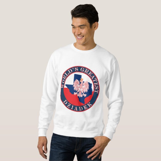 Sudadera El mejor Dziadek del mundo (Anverso completo)