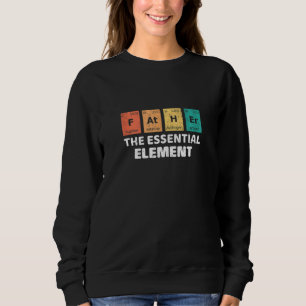 Sudadera El mejor elemento esencial del papá es el periódic