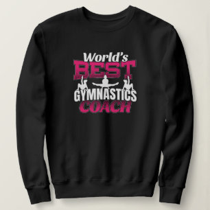 Sudadera El mejor entrenador de gimnasia de Chicas del mund