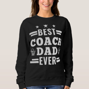 Sudadera El mejor entrenador de los hombres papá entrenador