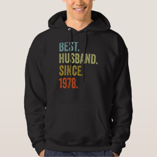 Sudadera El mejor esposo de los hombres desde el aniversari