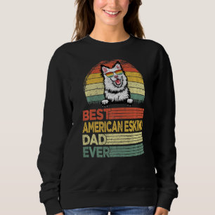 Sudadera El mejor esquimal estadounidense en Guay del padre