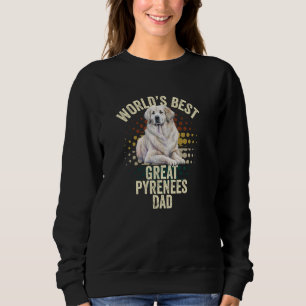 Sudadera El mejor gran pirineo de papá del mundo retro gran