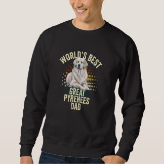 Sudadera El mejor gran pirineo de papá del mundo retro gran