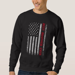 Sudadera El mejor hermano de padre con nosotros, American F