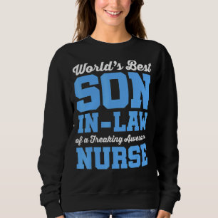 Sudadera El mejor hijo de enfermería del mundo en derecho d
