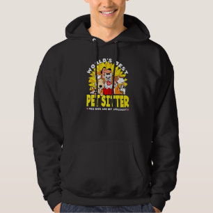 Sudadera El mejor humor de Sitter Paw Mascota del mundo