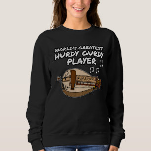 Sudadera El mejor jugador medieval de Hurdy Gurdy del mundo