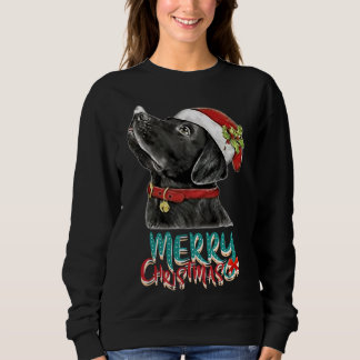 Sudadera El Mejor Labrador Negro Para Navidades