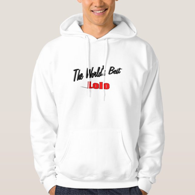 Sudadera El mejor Lolo del mundo (Anverso)