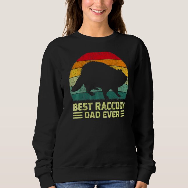 Sudadera El mejor mapache del día del padre (Anverso)