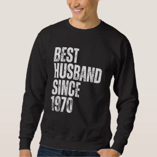 Sudadera El Mejor Marido Desde 1970 Vintage Aniversario de 