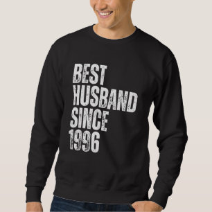 Sudadera El Mejor Marido Desde 1996 Vintage Bodas Aniversar