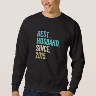 Sudadera El Mejor Marido Desde 2015 7º Aniversario de Boda