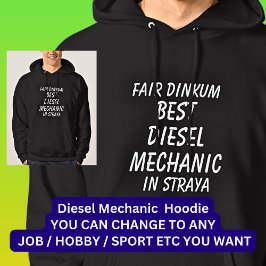 Sudadera El mejor MECÁNICO DE DIESEL de Dinkum en Straya