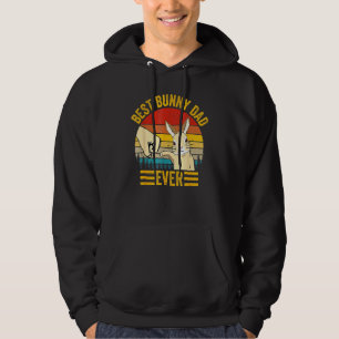 Sudadera El mejor padre conejo de los hombres Mascota padre