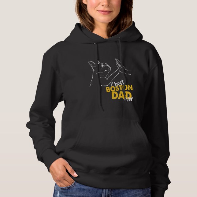 Sudadera El mejor padre de Boston jamás aterrador de Boston (Anverso)