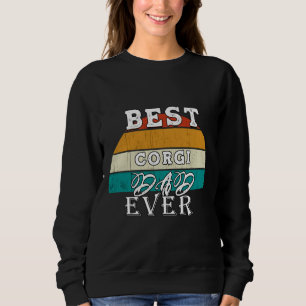 Sudadera El mejor padre de Corgi nunca esencial