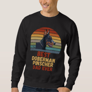 Sudadera El mejor padre de Doberman Pinscher