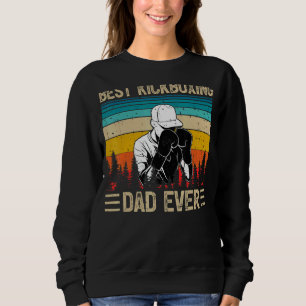 Sudadera El mejor padre de Kickboxing, retro de moda mascul