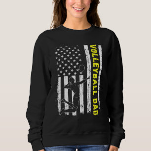 Sudadera El mejor padre de la bandera de Estados Unidos es