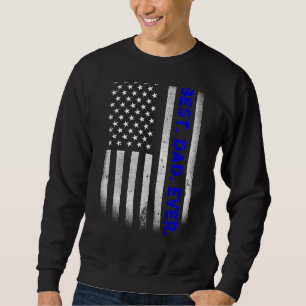 Sudadera El mejor padre de la época de la bandera de Estado