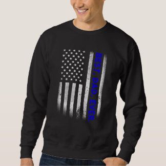 Sudadera El mejor padre de la época de la bandera de Estado