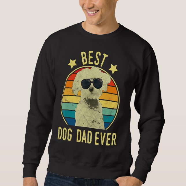 Sudadera El mejor padre de perro de Malta (Anverso)
