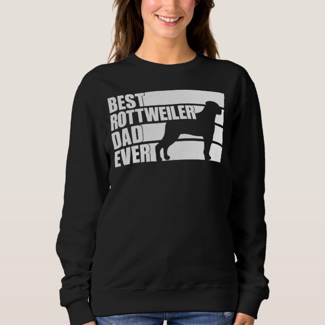 Sudadera El mejor padre de Rottweiler 2 (Anverso)