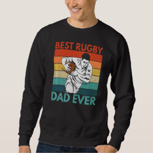 Sudadera El Mejor Padre De Rugby De Los Hombres Cita Para T