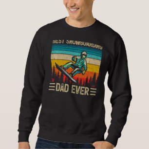 Sudadera El mejor padre de snowboard de moda de los hombres