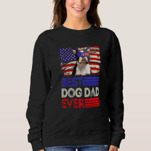 Sudadera El mejor padre del terror de Boston jamás Bandera 